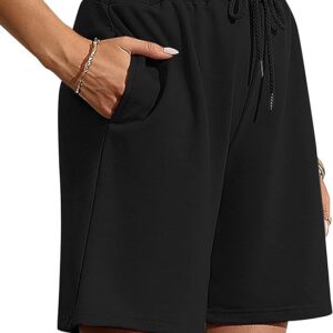 Quenteen Women's Athletic Shorts Jogger Sweat Casual Loose Bermuda Shorts (Available in Plus Size)