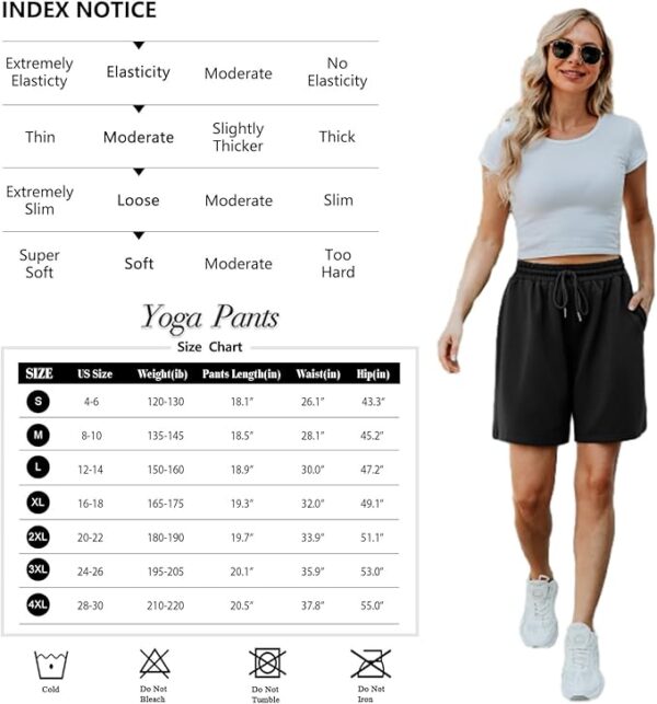 Quenteen Women's Athletic Shorts Jogger Sweat Casual Loose Bermuda Shorts (Available in Plus Size) - Image 6